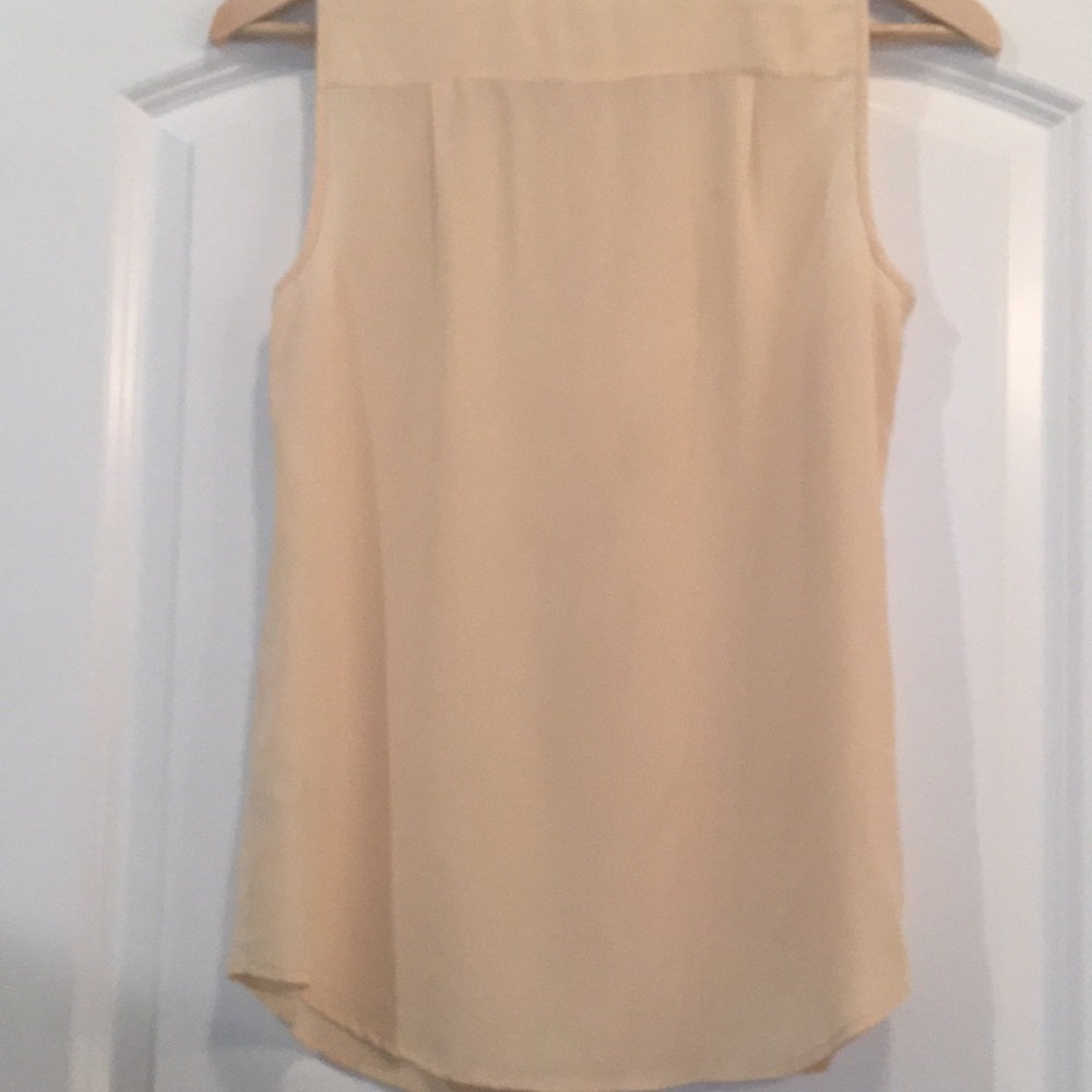 JCrew Silk Ruffle Shell Size 4 - Picture 7 of 7